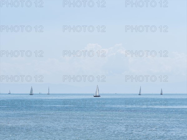 Sailing ships on Lake Constance