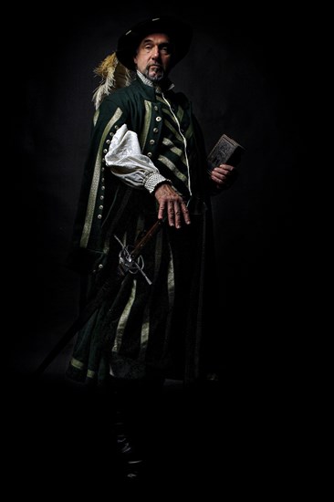 Man in medieval garb