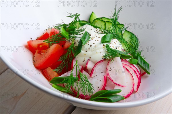 Salad with radish