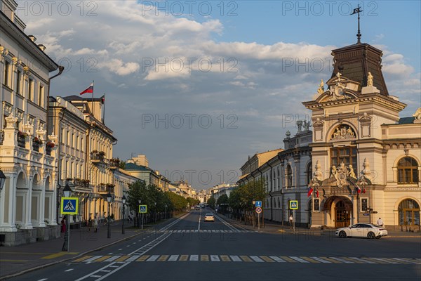 Majestic houses in the Kremlin of the Unesco site