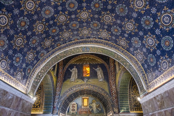 Beautiful mosaics in the Basilica di San Vitale