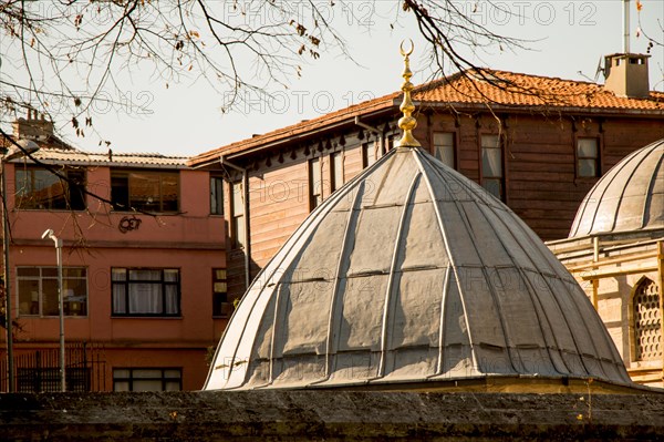 Roof Example of Ottoman Turkish architecture in Istanbul