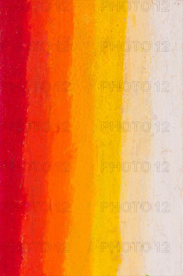 Rainbow colors are painted as stripes