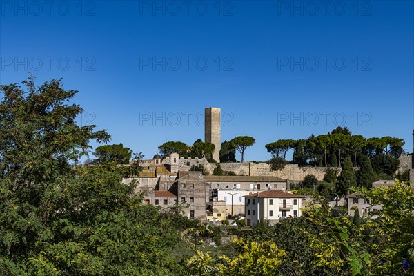 Panorama of the Unesco world heritage site Tarquinia