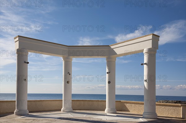 Shower facility on the beach