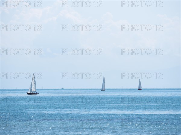Sailing ships on Lake Constance