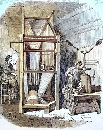 Loom in 1856