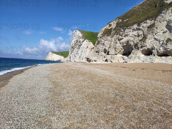 Chalk cliffs at Durdle Door