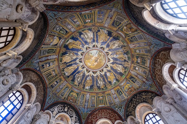 Beautiful mosaics in the Baptistery of Neon