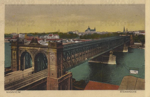 Rhine bridge in Mannheim