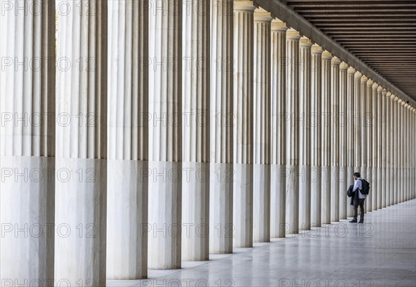 Columns in the Stoa of Attalos