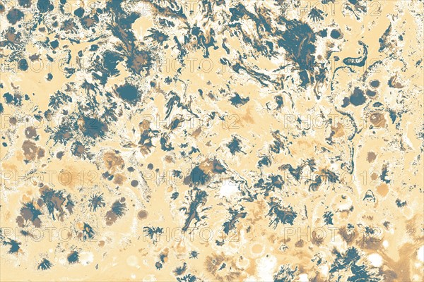 Abstract creative marbling pattern for fabric. Ebru marble effect surface pattern design for print