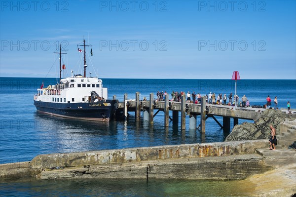 Harbour of the island of Lundy