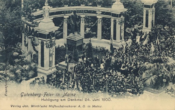 Gutenberg Monument in Mainz