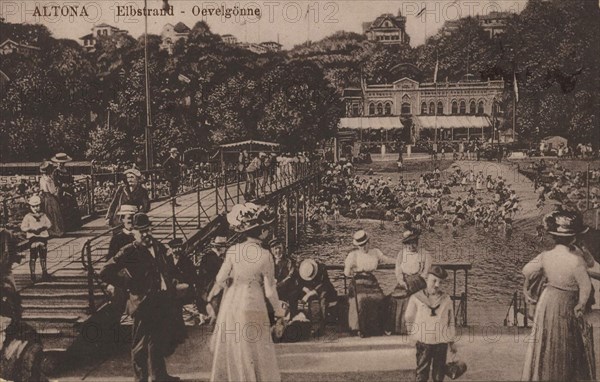 The Elbe beach in Altona