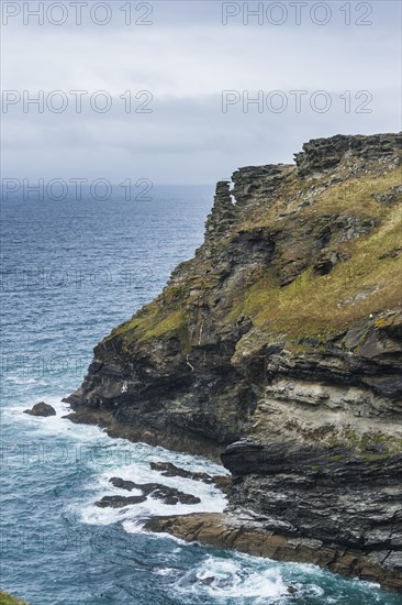 Tintagel Castle on Tintagel island