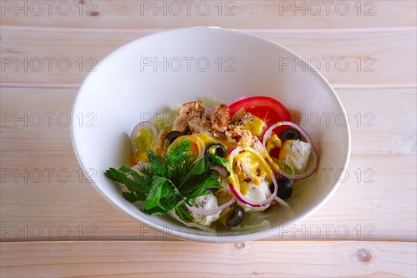 Salad with fish