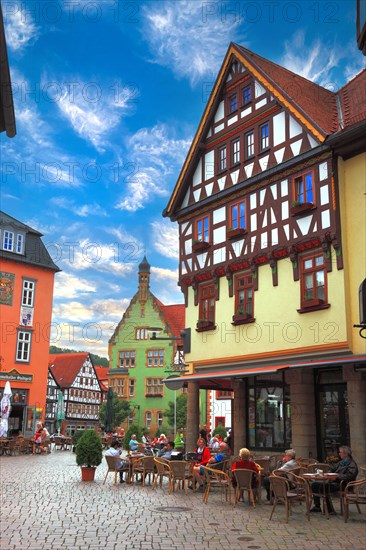 Half-timbered houses in the old town