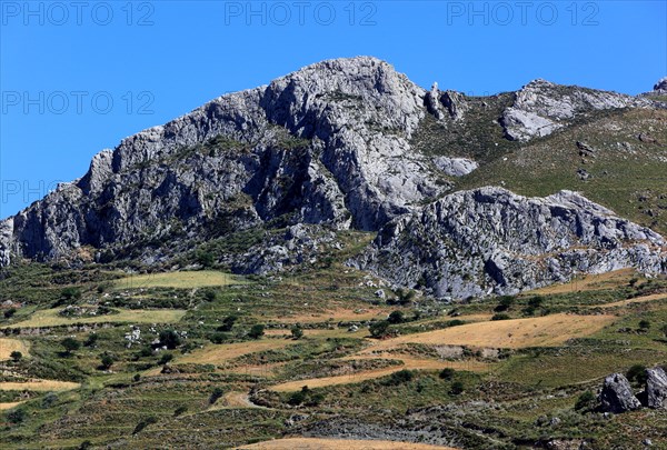 Landscape in the Kedros Mountains in the south of the island