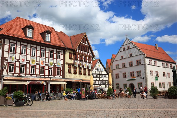 Half-timbered houses in the old town