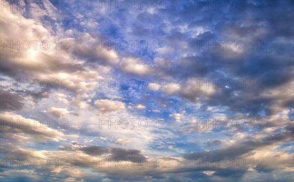 Atmospheric cloud formation after a thunderstorm