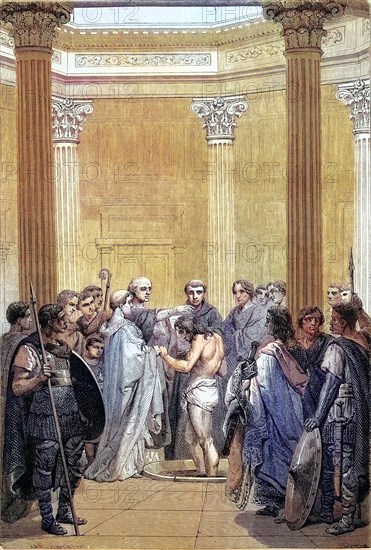Baptism of Clovis I 466-511