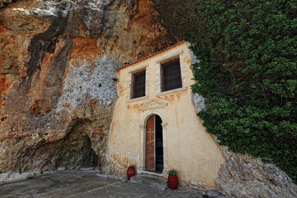 Monastery in the mountains near the coastal road to Agios Nikolaos