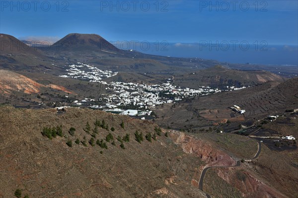 View from Mirador de Haria to the village of Haria