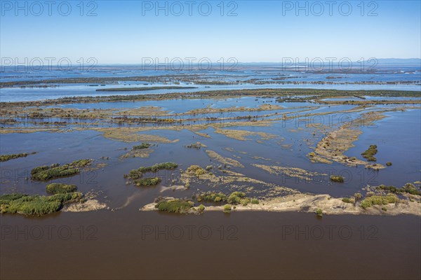 Aerial of the Amur river