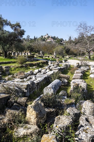 Ruins of the Greek Agora of Athens