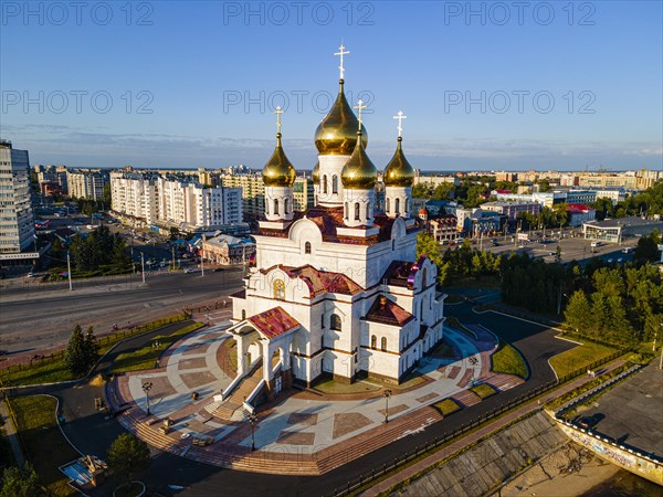 Aerial of the Cathedral of the Archangel