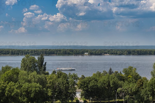 Overlook over the Volga from the Monument of Glory