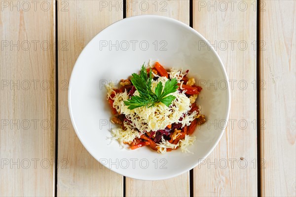 Salad with beetroot