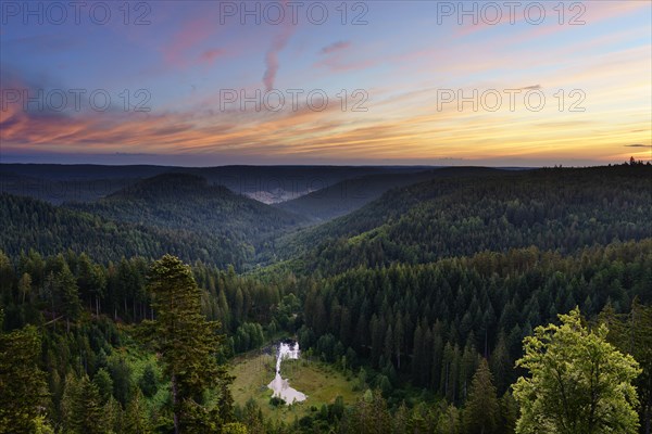 View from the Ellbachseeblick viewing platform