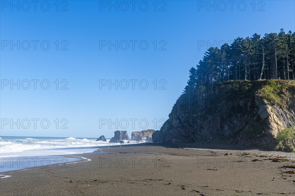 Volcanic beach