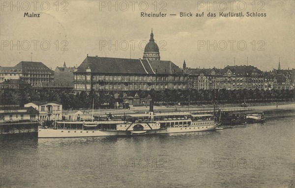 Electoral Palace and the banks of the Rhine in Mainz