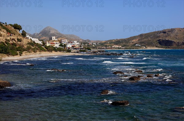 Holiday resort Plakias on the south coast on the Libyan Sea