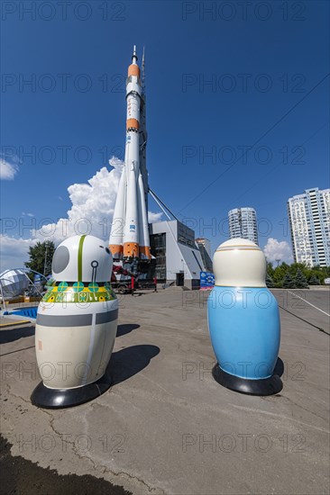 Rocket at the Cosmic Samara museum