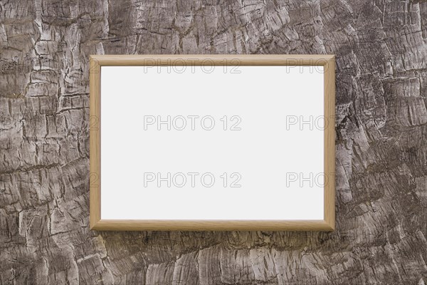 Wooden whiteboard on design wallpaper. Resolution and high quality beautiful photo