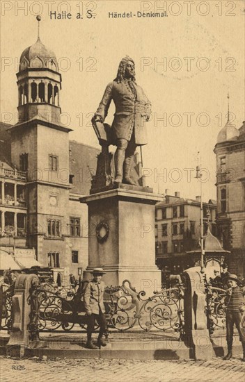 Haendel Monument in Halle an der Saale