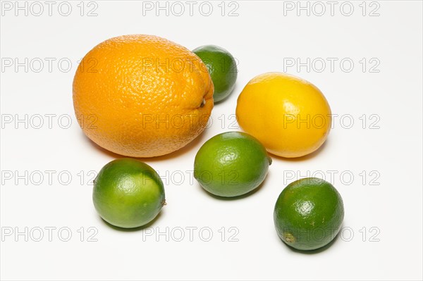 Top view of lemon