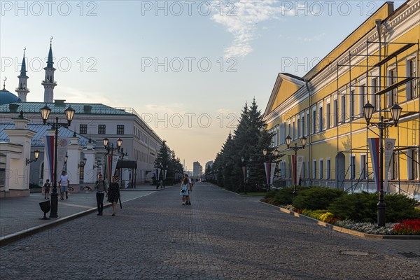 Majestic houses in the Kremlin of the Unesco site