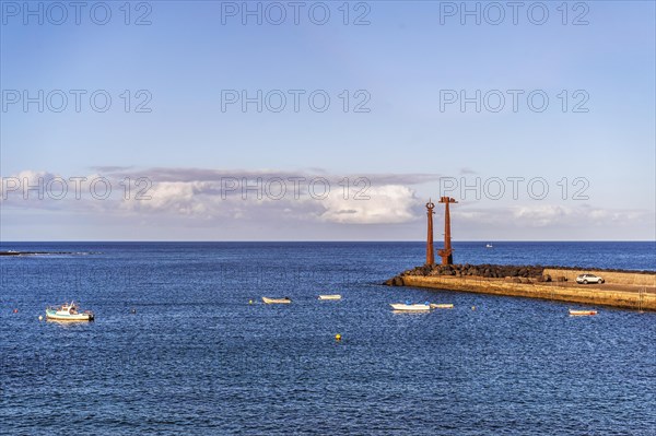 Erjos-En Jostailuak monument in the resort town named Costa Teguise