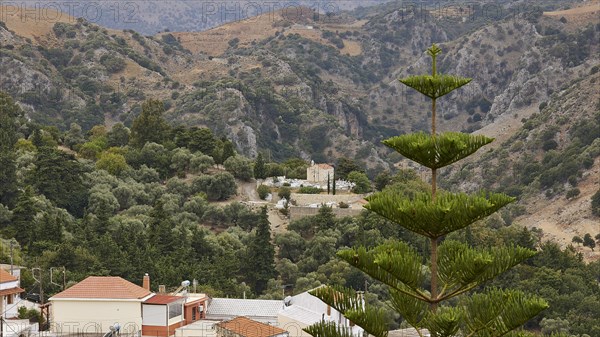 Chapel and cemetery outside the village