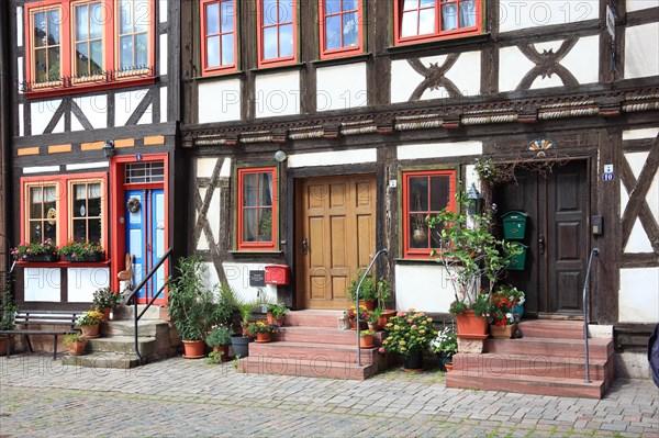 Half-timbered houses in the old town