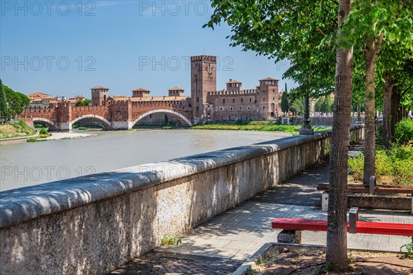 Castelvecchio and Ponte Scaligero over the Adige