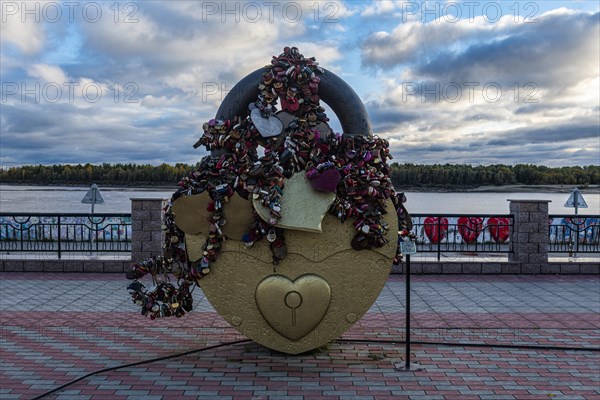 Lucklocks on a art installation