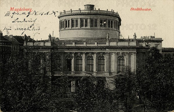 The city theatre in Magdeburg