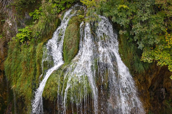 Waterfall in Plitvice Lakes National Park