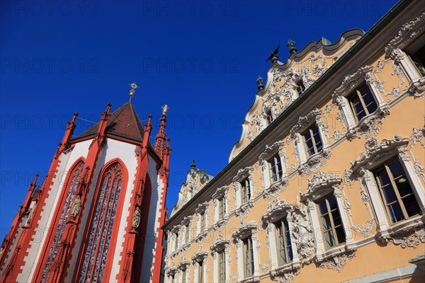 In the old town of Wuerzburg